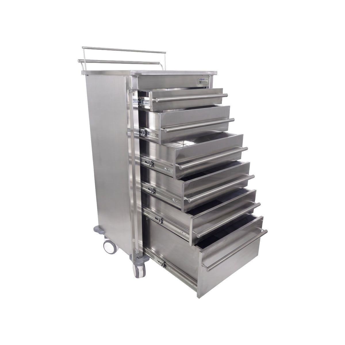 Gaveteiro Móvel em Aço Inox