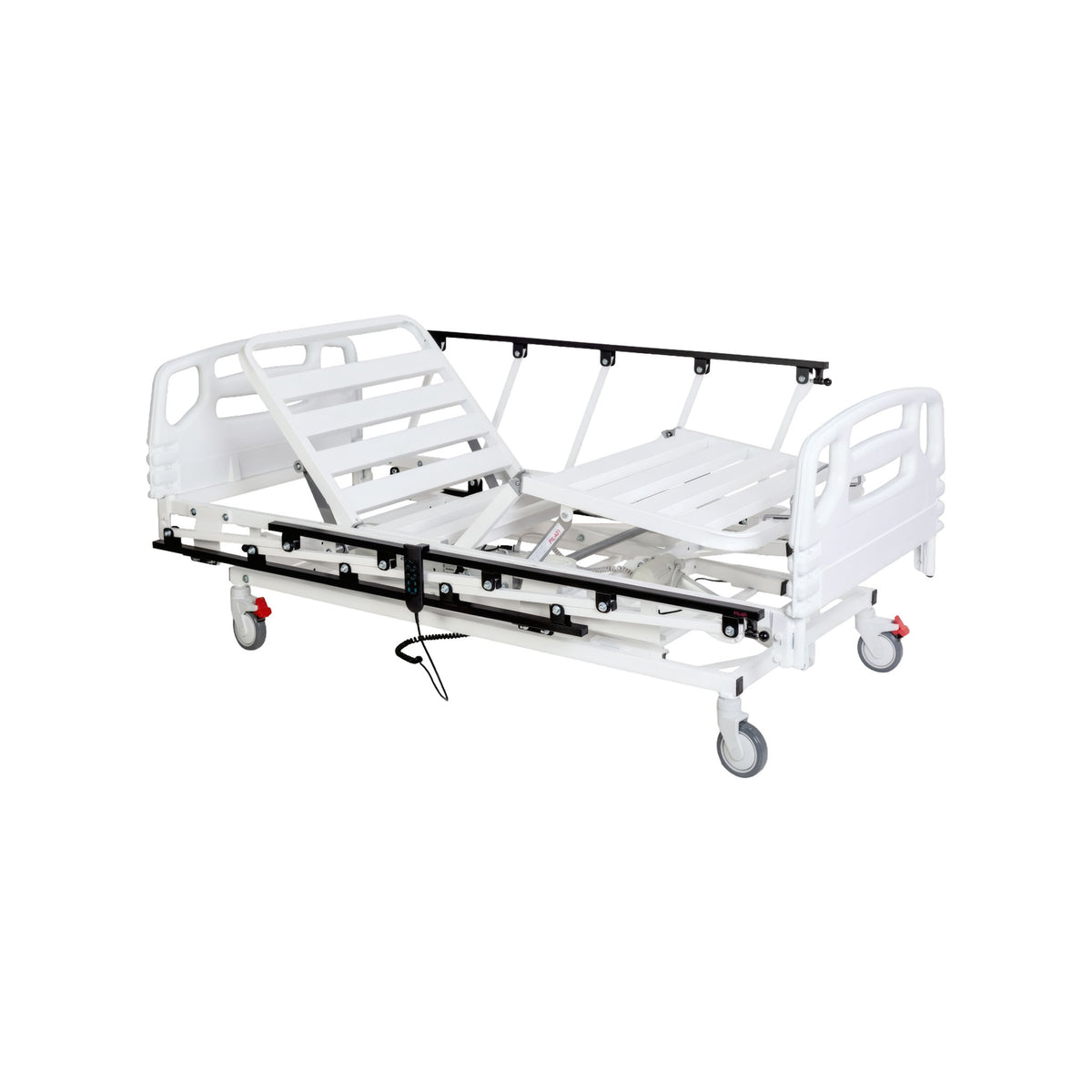 Cama Desmontável Motorizada com Elevação, Grade de Proteção