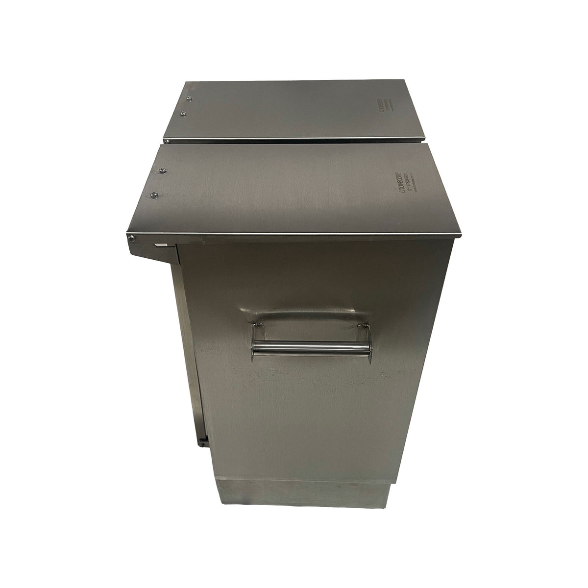 Lixeira Dupla com Pedal em Aço Inox 304