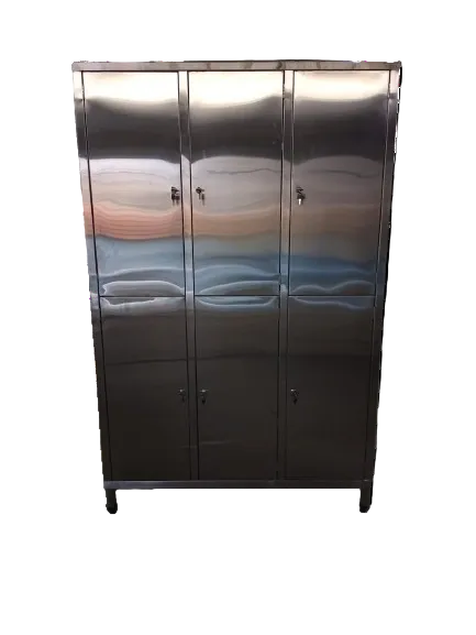 Armário Vestiário em Aço Inox 304 com 6 Portas