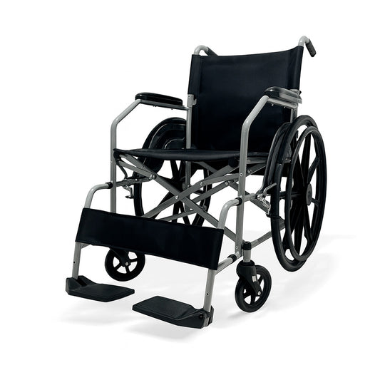 Cadeira de Rodas Manual Com Encosto Rebatível D100 POP Dellamed, até 110kg