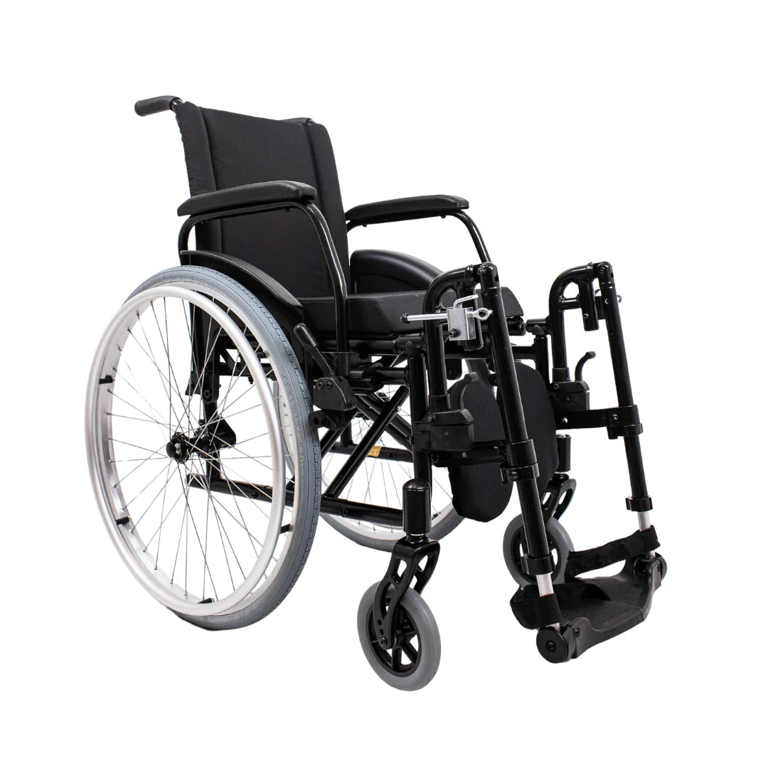 Aluguel - Cadeira de Rodas com Elevação de Pernas - Até 120 kg