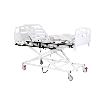 Cama Desmontável Motorizada com Elevação, Grade de Proteção