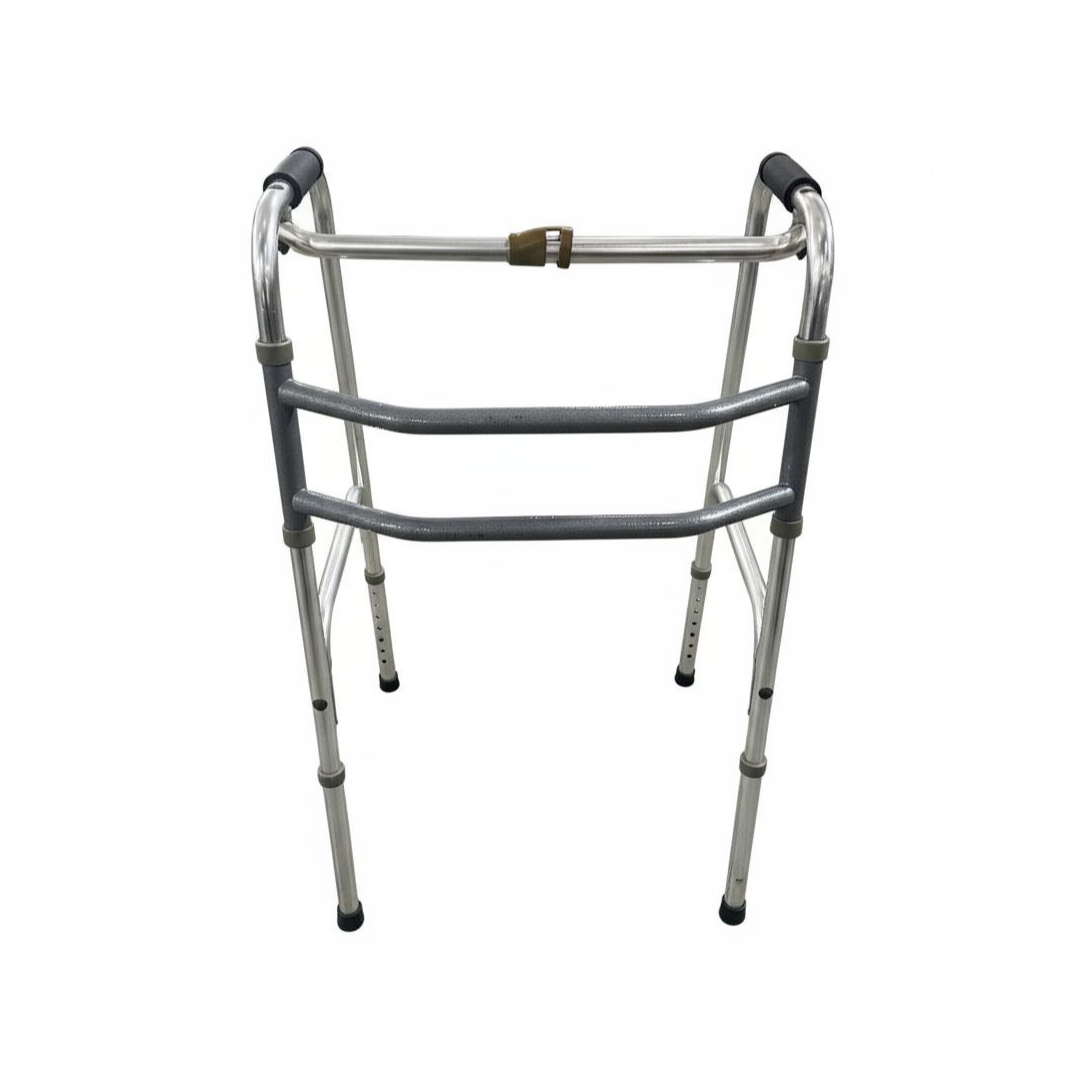 Aluguel - Andador de Alumínio Fixo, Móvel e Articulado 3 em 1