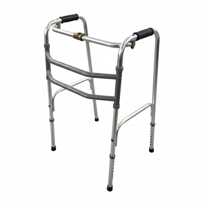 Aluguel - Andador de Alumínio Fixo, Móvel e Articulado 3 em 1