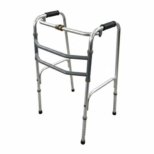 Aluguel - Andador de Alumínio Fixo, Móvel e Articulado 3 em 1