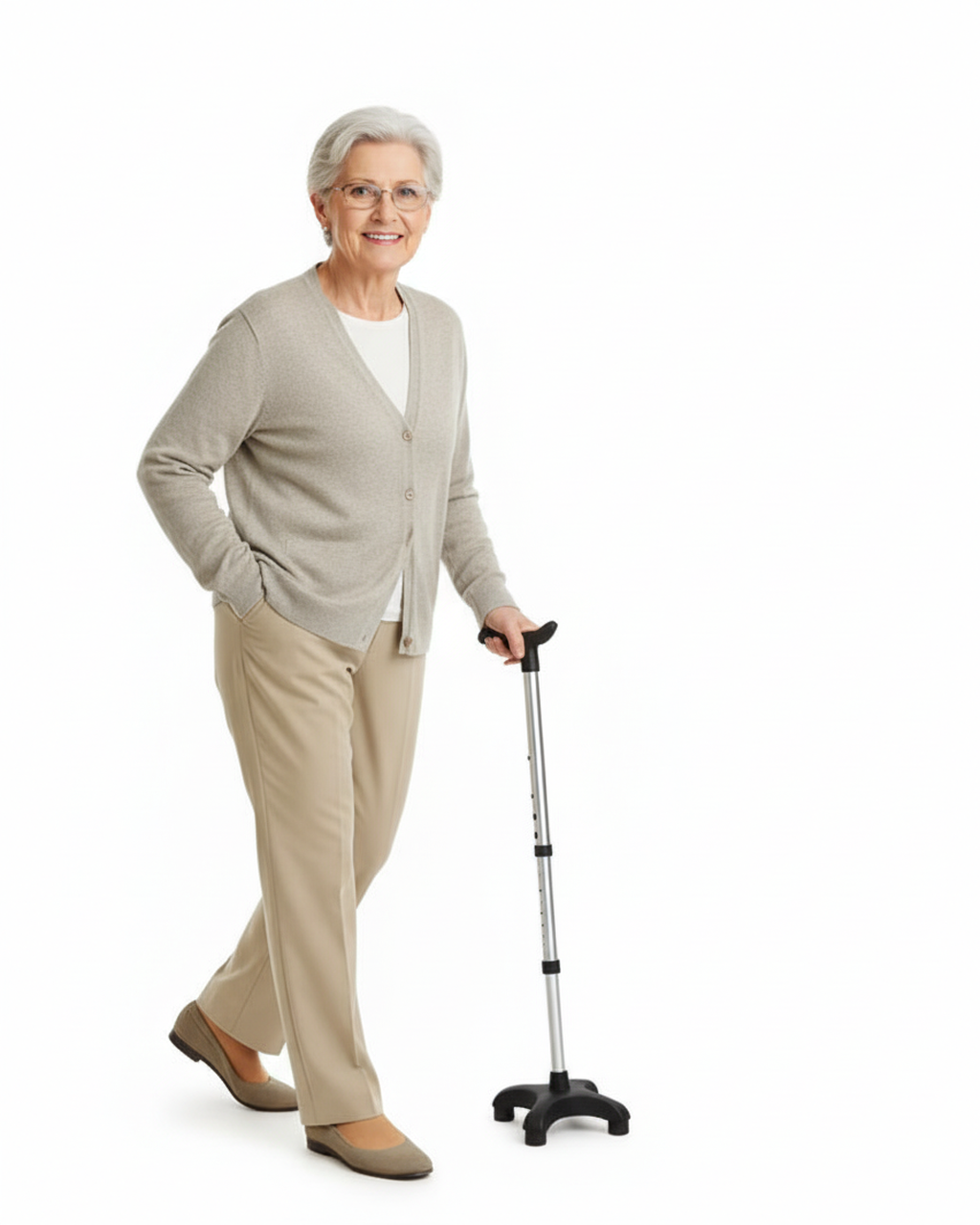 Bastão de 4 Apoios Premium