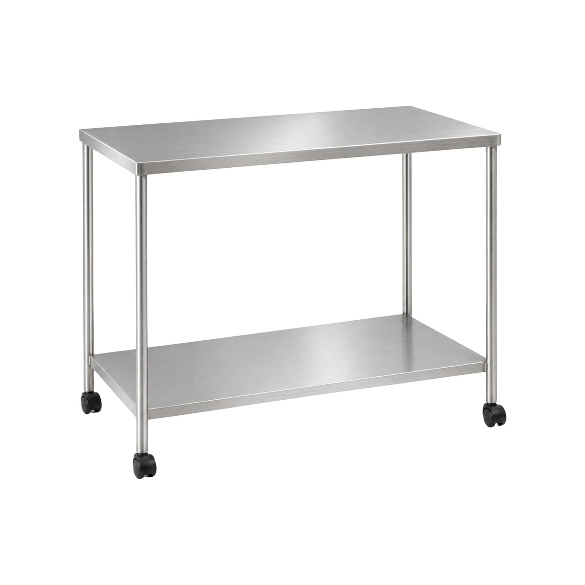 Mesa Auxiliar Hospitalar em Aço Inox