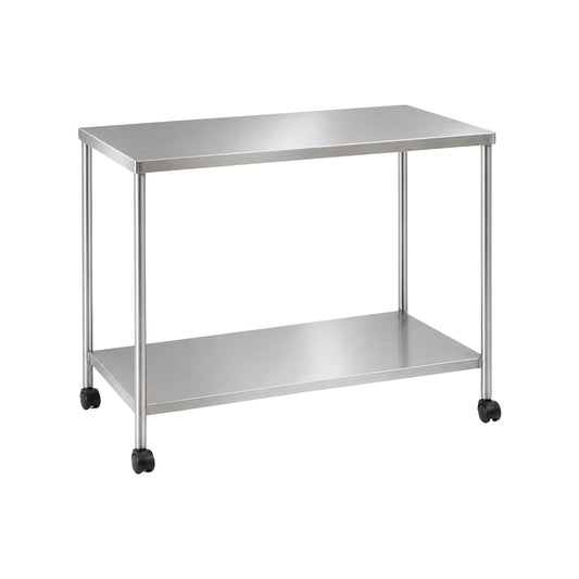 Mesa Auxiliar Hospitalar em Aço Inox