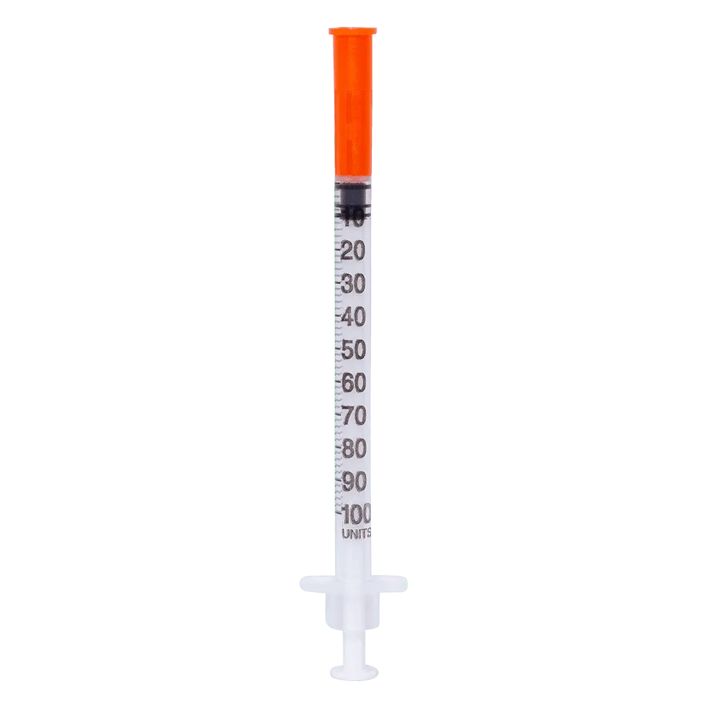 Seringa para Insulina Uniqmed 1mL – Agulha 5mm x 0,23mm - Caixa com 100 unidades